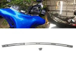 Motorcycle CNC Chrome Batwing Fair Windshield Windscreen Trim For Harley Touring Electra Street Tri Glide  1996-2013