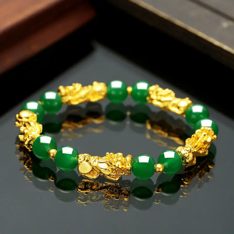 Pixiu Bracelet Chinese Good Lucky Charm Feng Shui Pi Yao Wealth Good Luck Bracelets Jewelry Lucky Bracelets Drop Shipping BEST