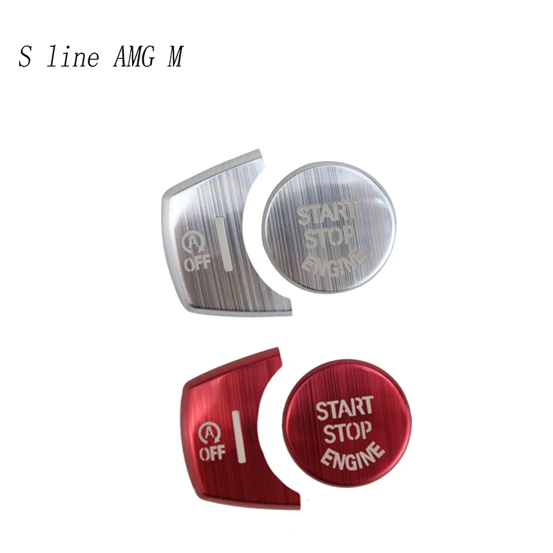 Car Styling For BMW X3 X4 X5 X6 F25 F26 F15 F16 Engine START Button Replace Cover STOP Switch Accessories Key Decor Auto Sticker