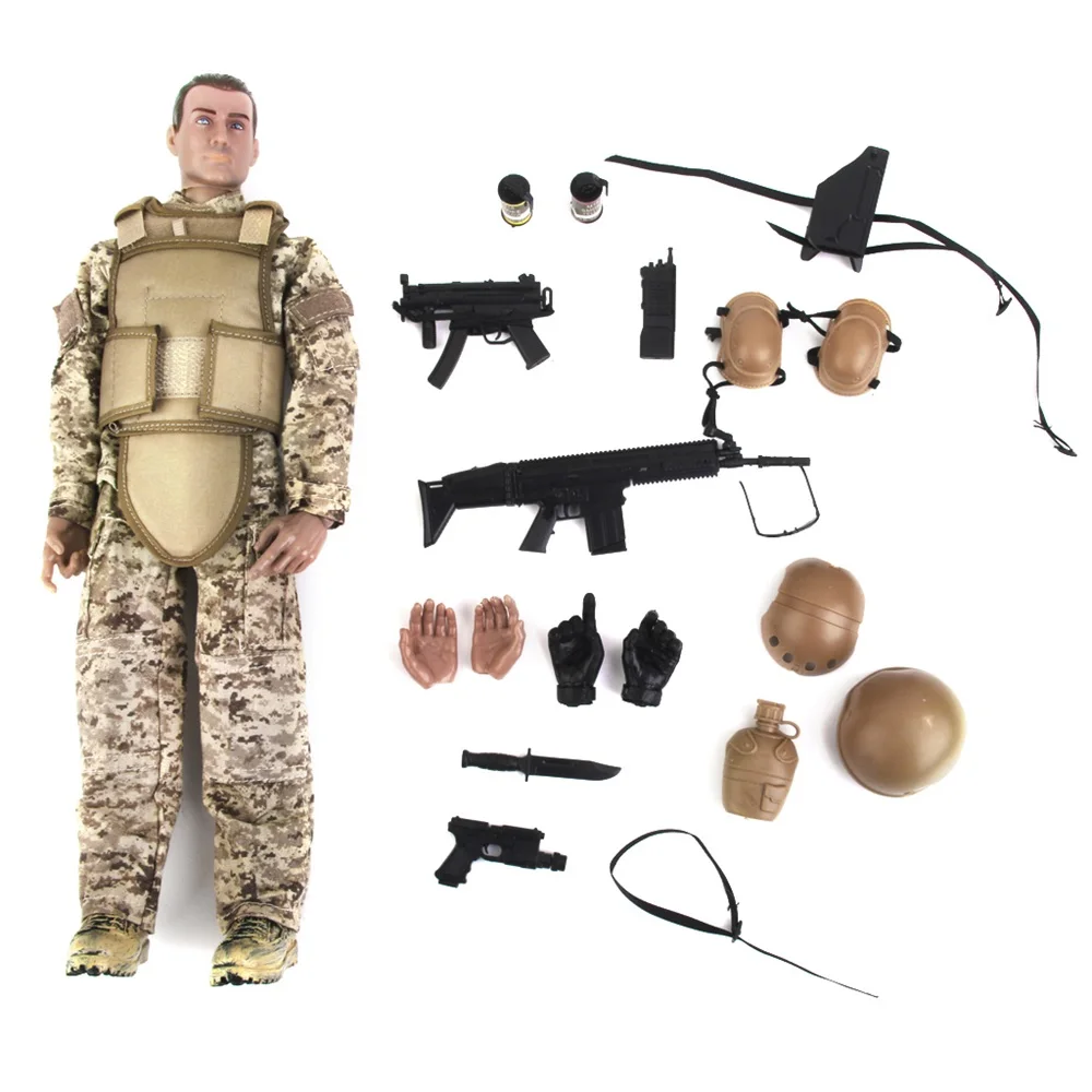 1 Stück auf Lager 1/6 Maßstab nb01a Armee Militär Wüste Tarnung Kampfs oldat 12 Zoll Action figuren Spielzeug 30cm Puppen mit Verkaufs box