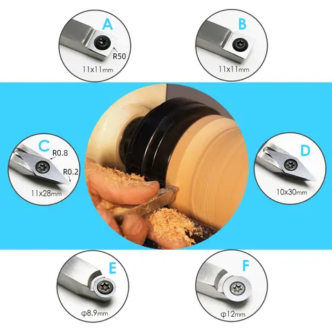 1 पीसी वुडटर्निंग कार्बाइड इन्सर्ट कटर होलोवर रफ़र डिटेलर चाकू लकड़ी टर्निंग टूल्स टर्नर लेथ मशीन के लिए रिप्लेसमेंट 6 best sales लकड़ी का काम - №6