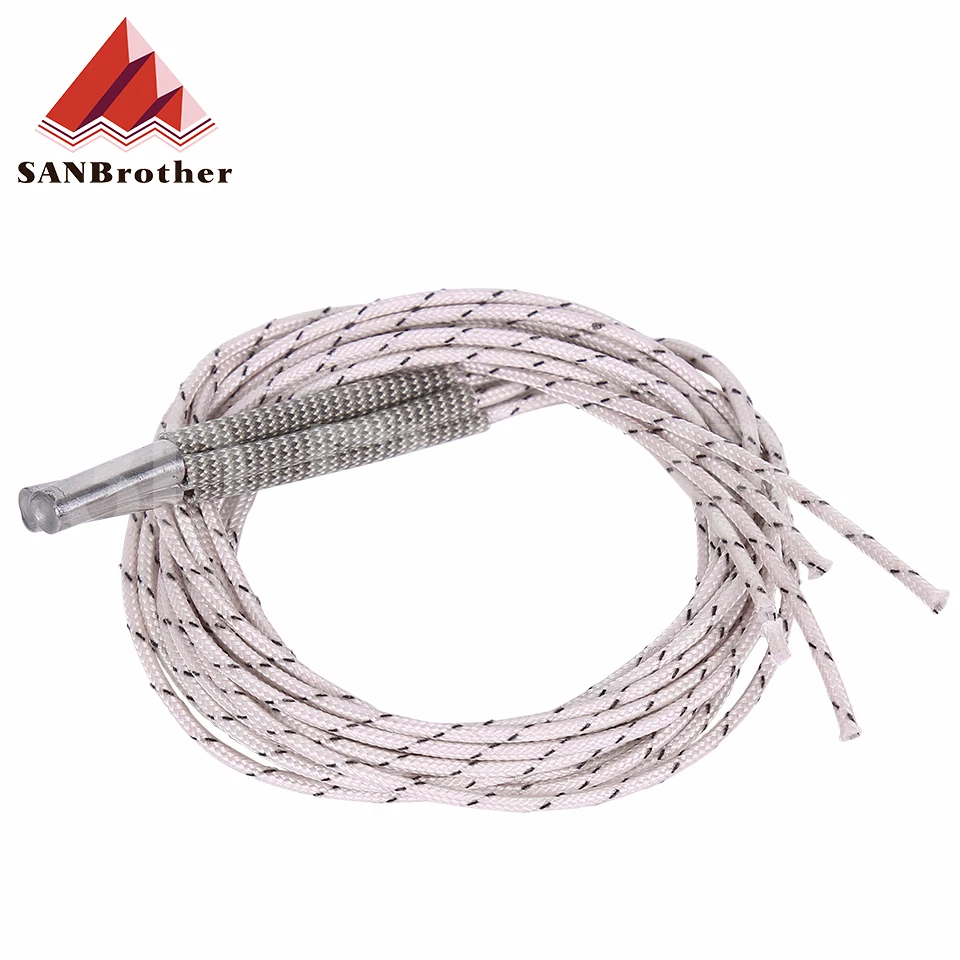 3D Printer 6*20MM 12V / 24V 50W Heater Cartridge With 100CM cable For 3D Printer for V6 HOTEND Volcano MK8 MK9