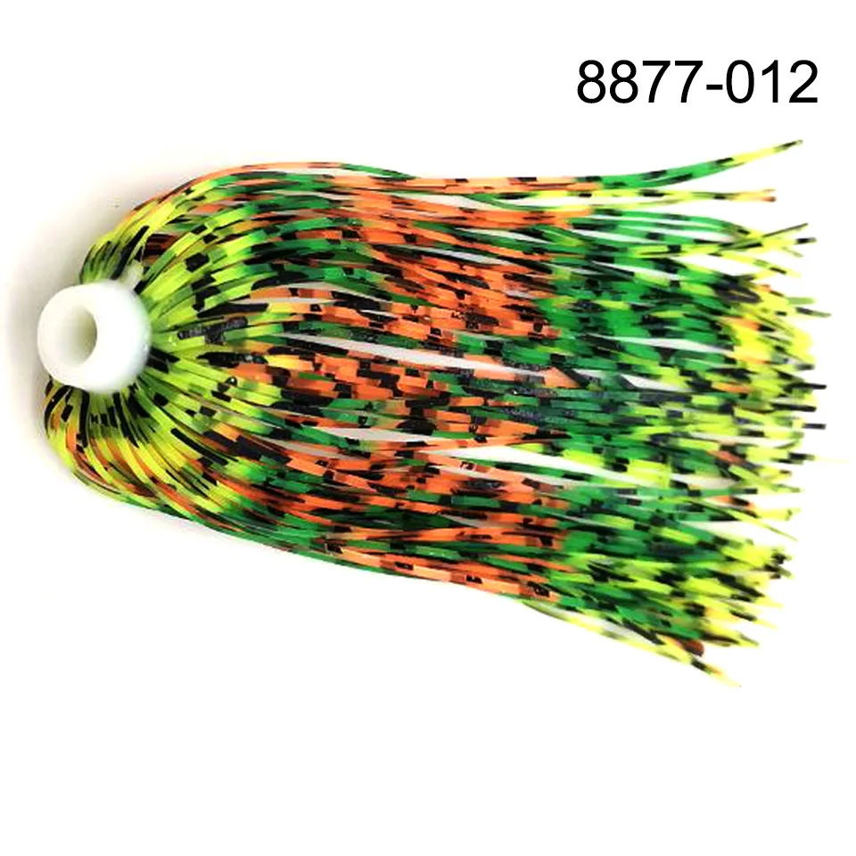 5 teile/los 88 Stränge 70mm Silica gel Röcke Elastische loch Regenschirm röcke Angeln Zubehör Buzzbaits Spinner Buzz Köder – Detail 7