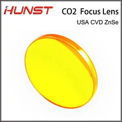 Hunst-CO2 레이저 렌즈, 미국 ZnSe Mirro Dia 12 18 19 20 25mm 초점 38.1 50.8 63.5mm 레이저 절단 조각 기계 예비 부품