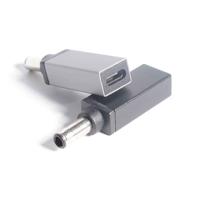 Зарядное устройство USB 3.1 Type C для ноутбука, адаптер питания, конвертер USB Type C мама на 4,0*1,35 5,5*2,5 4,5*3,0 4,0*1,7 мм, разъем постоянного тока