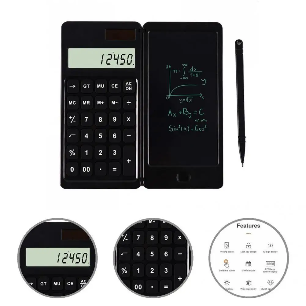 Calculator LCD Drawing Pad High-quality Sensitive Long Standby Time Calculator LCD Writing Tablet