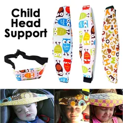 Kids Baby Head Support Holder Sleep Belt Adjustable Safety Cars Seat Nap Aid Band Print Car Seats Accessories Head Body Supports