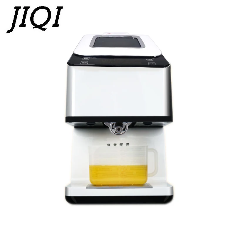 JIQI Oil Extraction Expeller Oil Press Machine Electric Mini Extractor Automatic Seed Nut Peanut Sesame Heat Fried Oil Presser