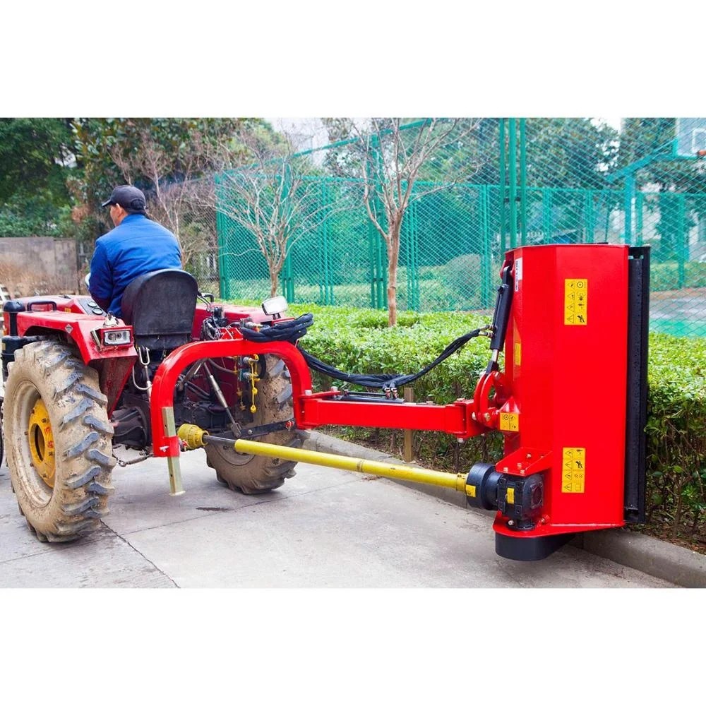 China Grass Cutting Machine 15-55hp Farm Machinery Small Tractor Lawn Mower Hydraulic Verge Mulcher Flail Mower