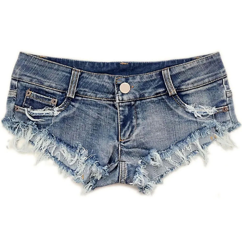 Women Sexy Denim Jeans Shorts Girl High waist Low Waist Nightclub pole dance Hot Shorts YF049-#887