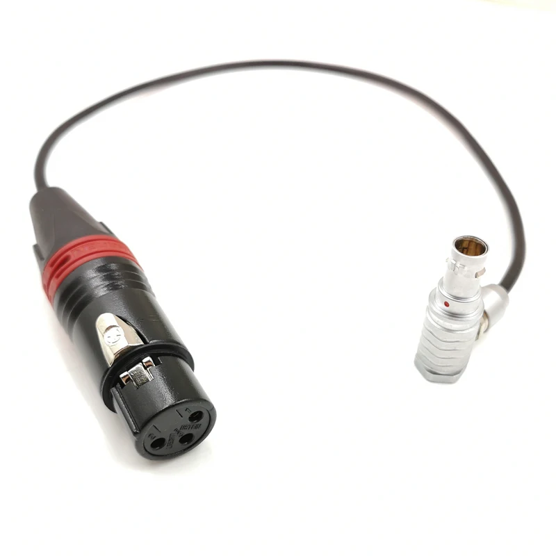 ARRI ALEXA MINI LF Audio Linie für XLR 3pin auf rechtwinklig 6Pin Stecker Audio Port – Detail 7