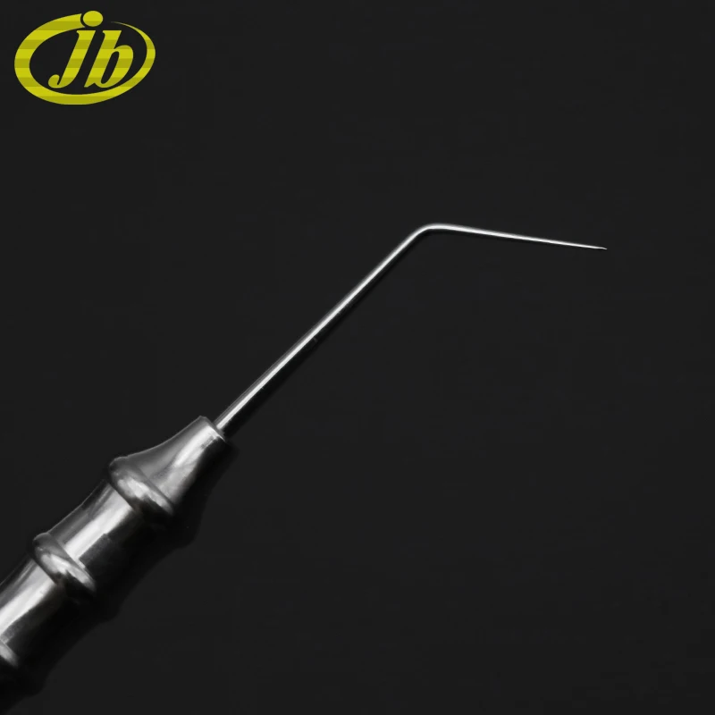 Dental instrument 17cm stainless steel double-end dental explorer surgical operating instrument sharp head