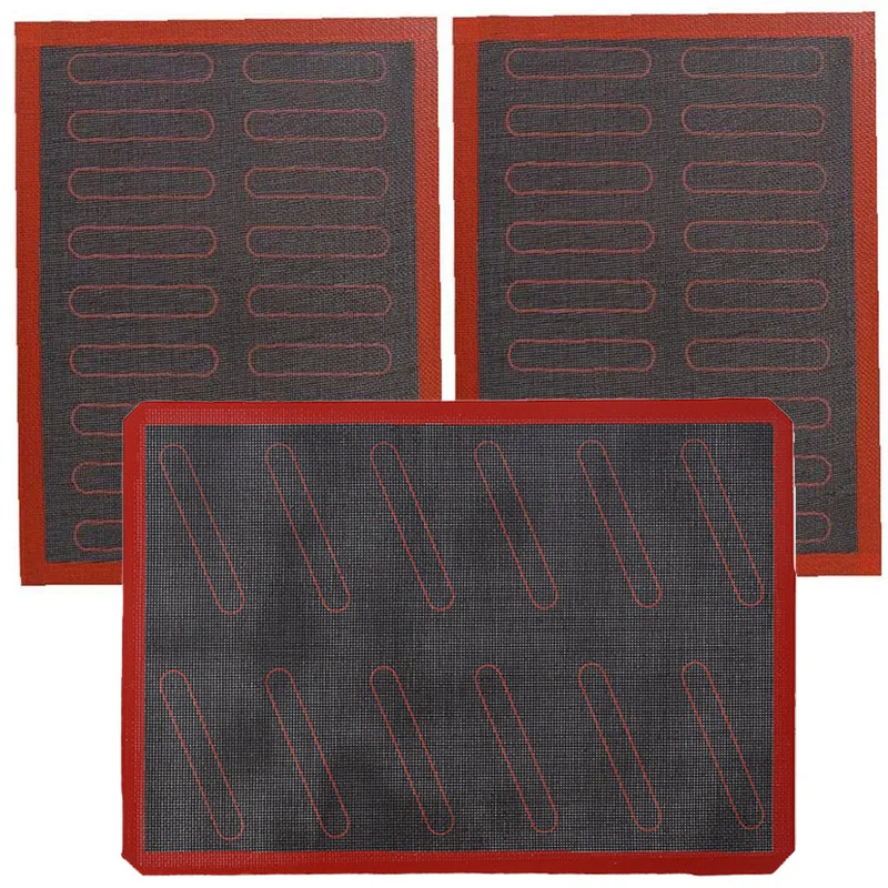 Non Stick Perforated Silicone Baking Mat 30x40 Heat Resistant Oven Sheet Liner For Bread/Cookie/Biscuits/Puff/Eclair Pastry Mat