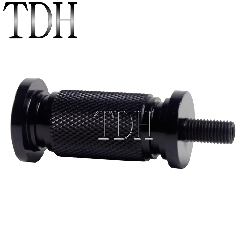 Aluminum Black Shifter Peg Ribbed Toe Shift Peg for Harley Sportster XL883 XL 883 Dyna Cafe Racer Chopper Foot Peg Footrest