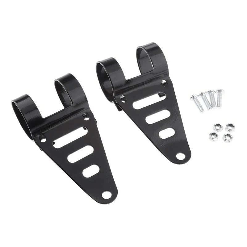 Universal 41-43mm Motorcycle Headlight Brackets Head Light Lamp Holder