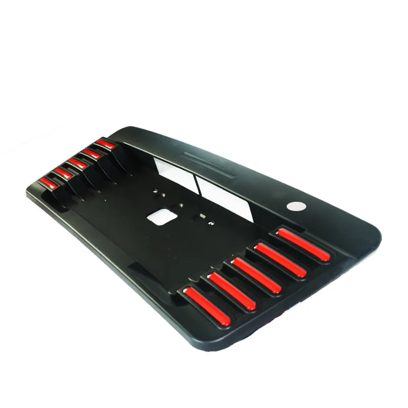 Extereior Rear License Plat Cover Rear Trims Plate Cover For Hiace 200 2005-2016 W/Led Brake Lights License Plate Cover Parts