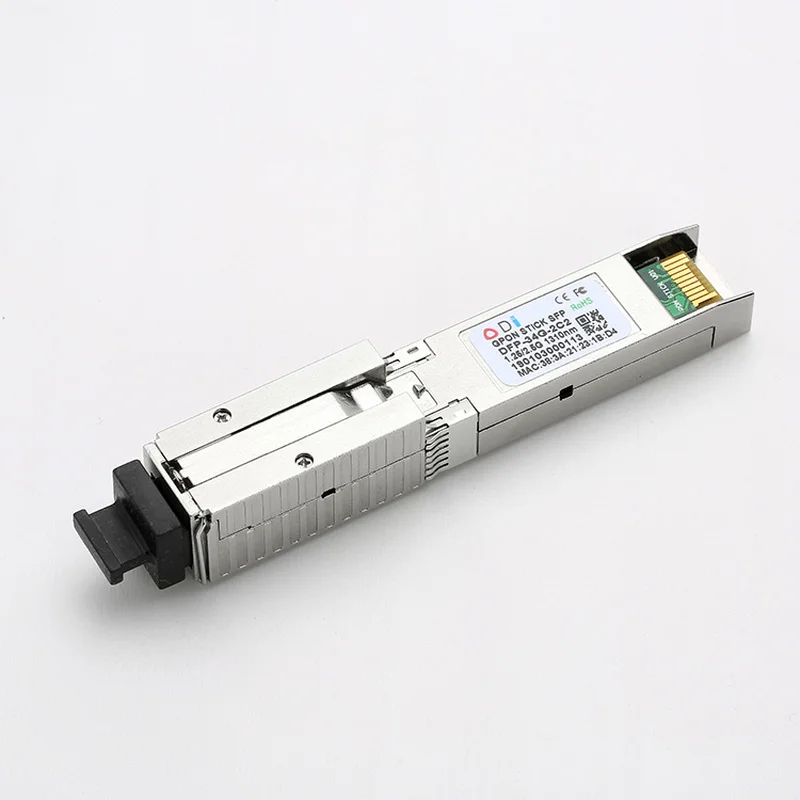 GPON 2.5G SFP ONU Tx 1310/1490nm 20km SC Transceiver stick z MAC DDM pon moduł SC złącze dla OLT przełącznik dla HUAWEI/ Cisco