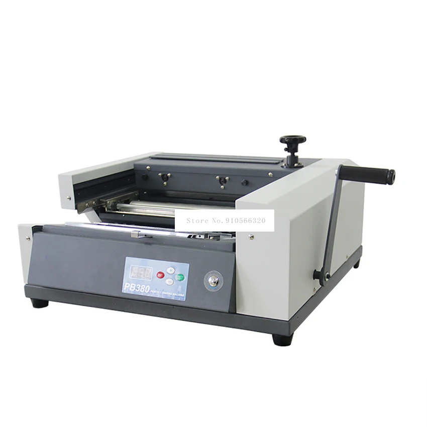 Máquina de encolado de PB-380, tamaño A4, para encuadernación de partículas coloidales adhesivas en caliente, para álbum de fotos, libro, carpeta de papel