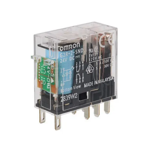 5pcs/ lot G2R-2 Intermediate Relay G2R-2-SND DC24 Plug-In Terminal Type Mini Power Relay