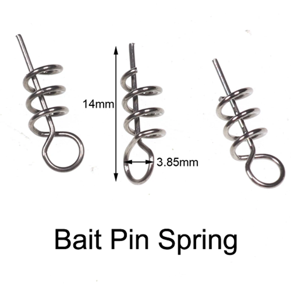 Elllv 50PCS Caroline Taxas Rig Fish Hooks High Carbon Steel Inline Worm Hook Long Shank Wide Gap Bass Fishing Jig Hook #6-#5/0