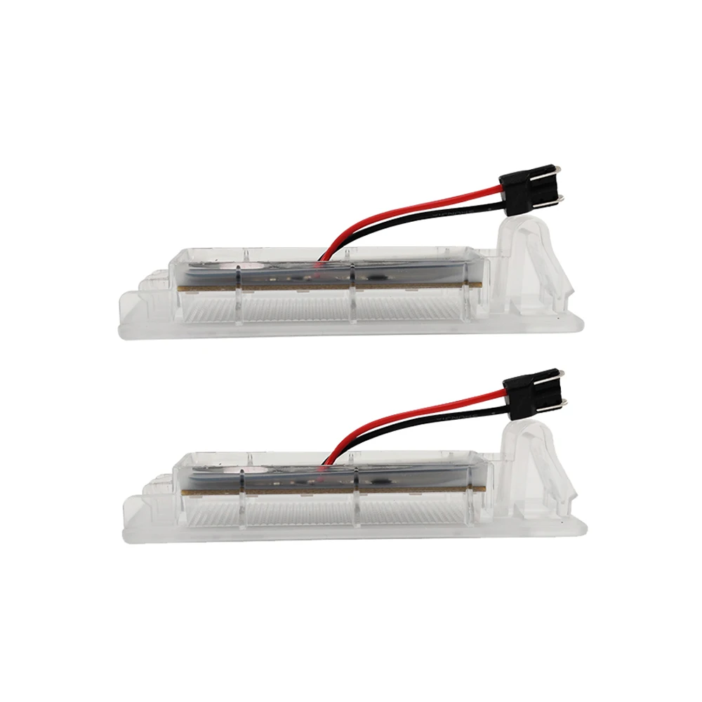 2Pcs White LED License Plate Light Number Plate Lamp For Kia Forte Koup 2-Door 2009 2010 2012 2013 2014 2015 2016 2017