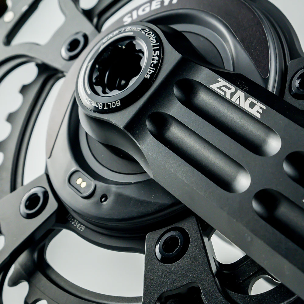 NEW ZRACE x SIGEYI RX Power Meter Crankset 2x10/11/12 Speed Chainset,50-34T,52-36T,53-39T,165/170/172.5/175mm DUB BB29 RX