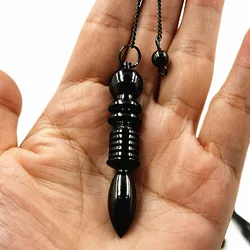 Brsaa Pendant Metal Cones Pendulum Clock is Made of Copper Pendule Pendulums for dowsing Radiesthesia witch pendants