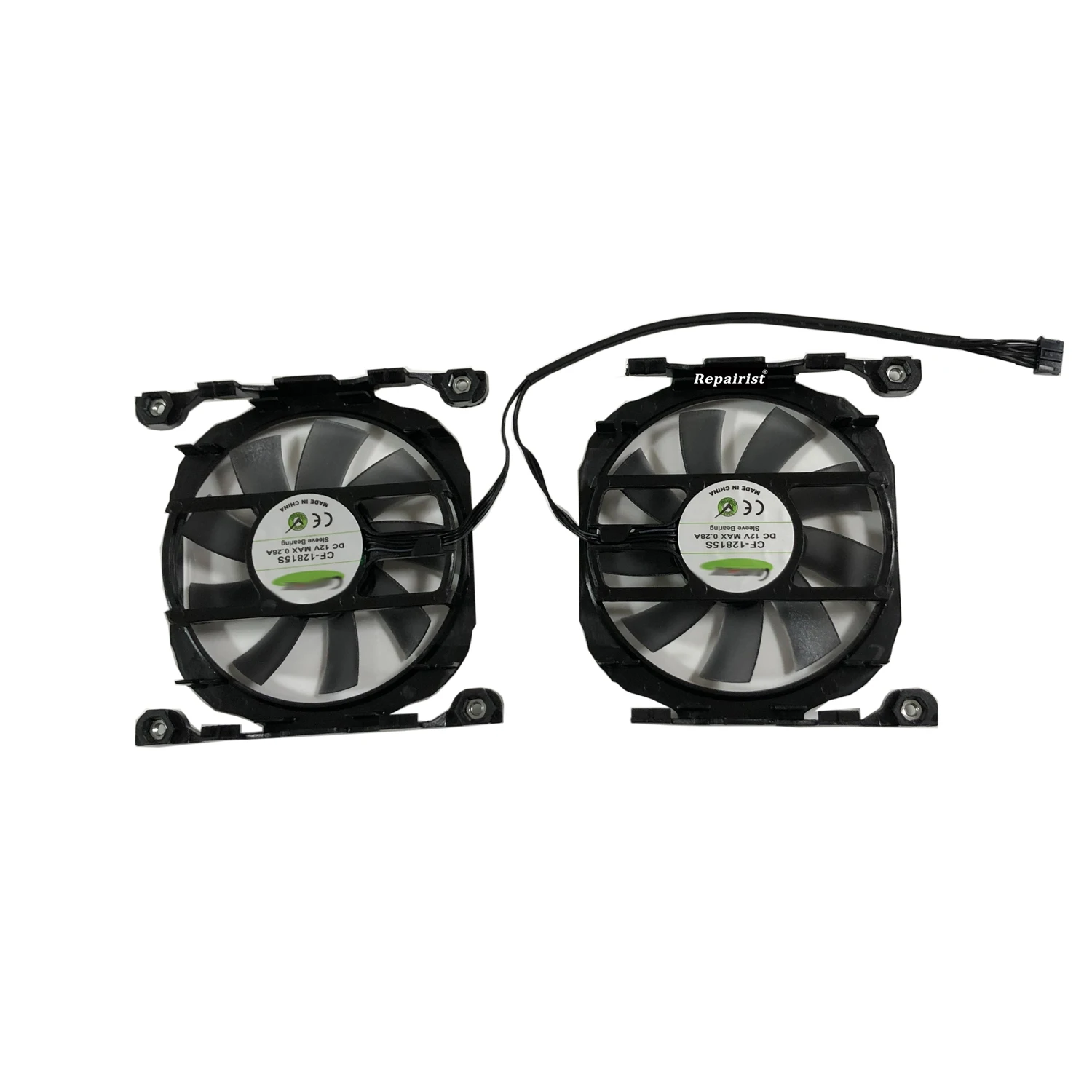 Refroidisseur GPU, ventilateur de carte vidéo, 2 pièces/ensemble, CF-12815S, pour Leadtek WinFast GTX 760 Dual Fan OC,For Leadtek Winfast GTX 970 Hurricane