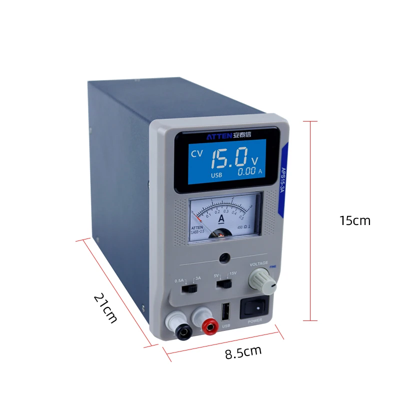 ATTEN MS-300 3-in-1 ST-862D stazione dissaldante ad aria Calda ST-965 stazione di saldatura APS15-3A di alimentazione