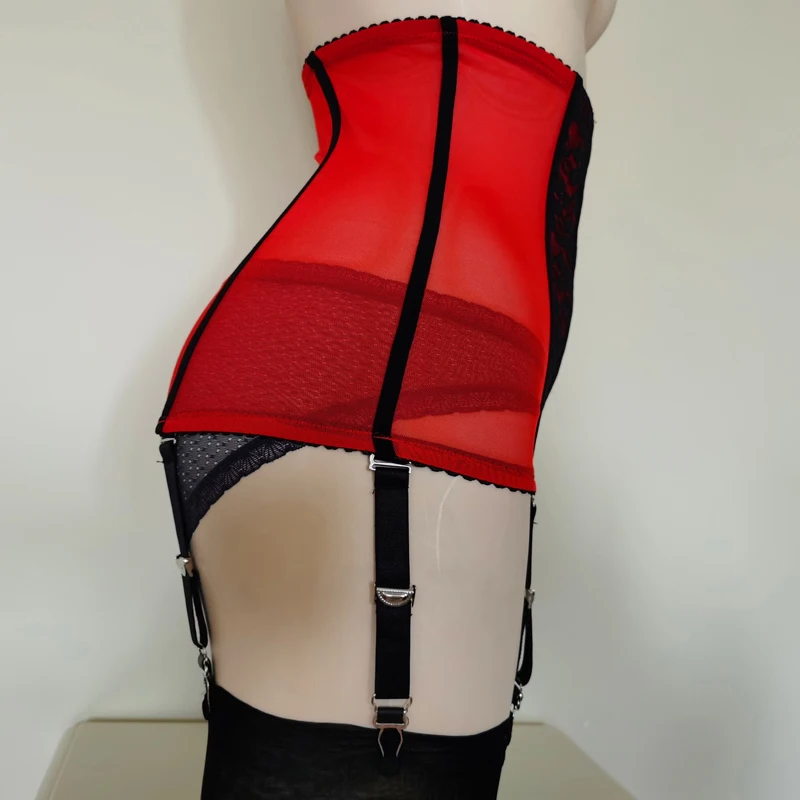 Lady High-waist Sexy Garter Belt Women Suspender Belt Exotic Lingerie Garters for Stockings Pantyhose