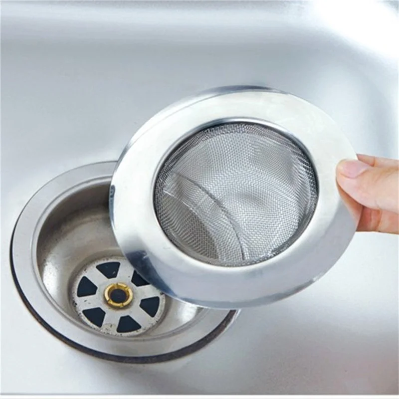 

Kitchen Sink Filter Mesh Metal Floor Drain Net Food Slag Stopper Plug Shower Bathtub Hair Catcher Deodorant Drainer Cleaner Tool