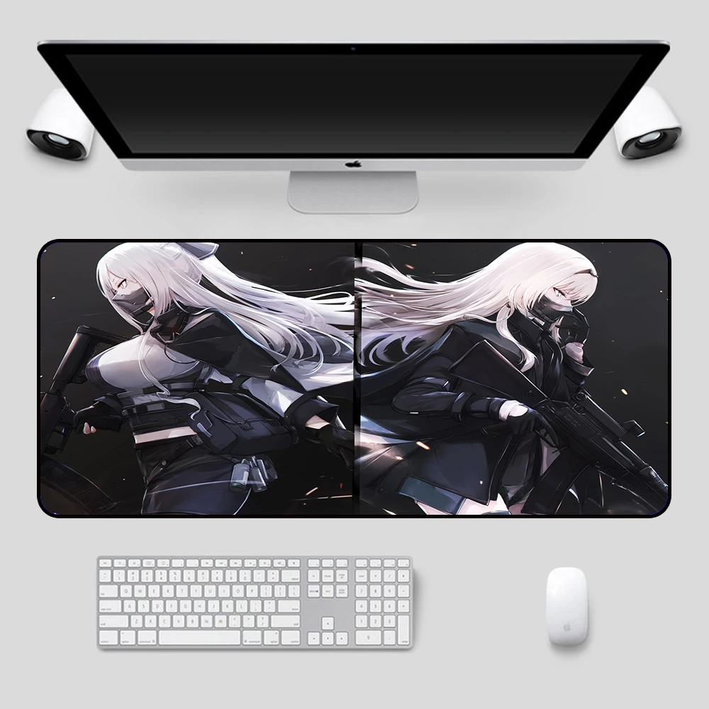 Computer Mouse Pad Frontline Mause Anime Office Computer Desk Gaming Pad Carpet Desktop Mat Keyboard Wrist Rest Game Accessories