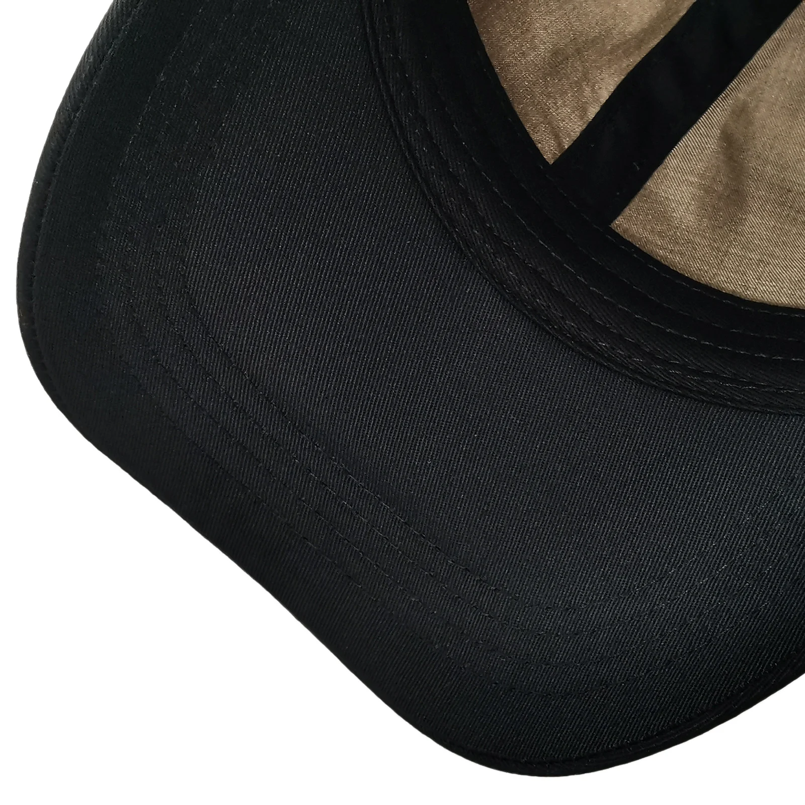 Faraday Radiation Protection Baseball Cap Blocking RF EMF Silver Fiber Fabric Iining Shield Electromagnetic Waves Black Hat