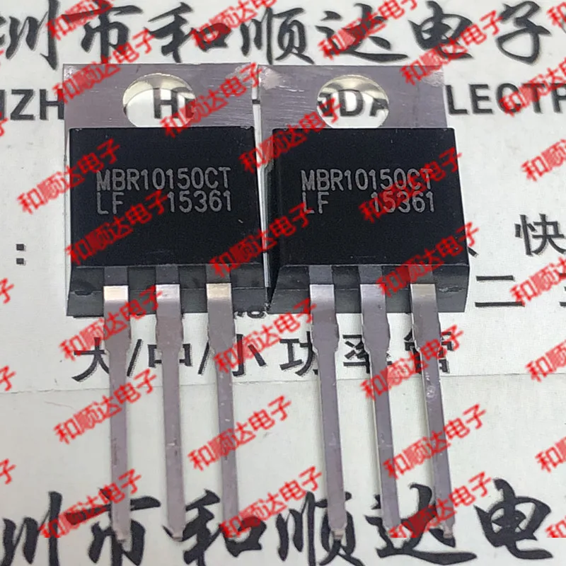 10pcs/lot MBR10150CT New Spot TO-220 SCHOTT 150V 10A