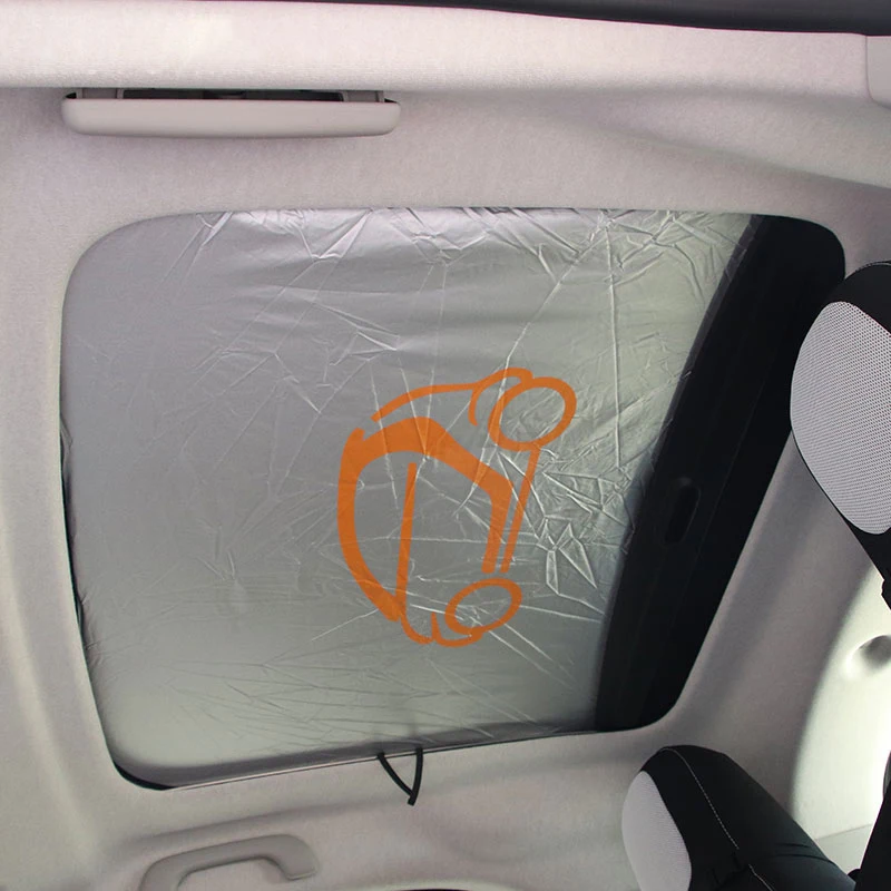 Capa para teto do carro, para smart fortwo, forfour, 453, 451, 450, crossblade, cabrio city roadster, coupe, forabertura solar, sombra