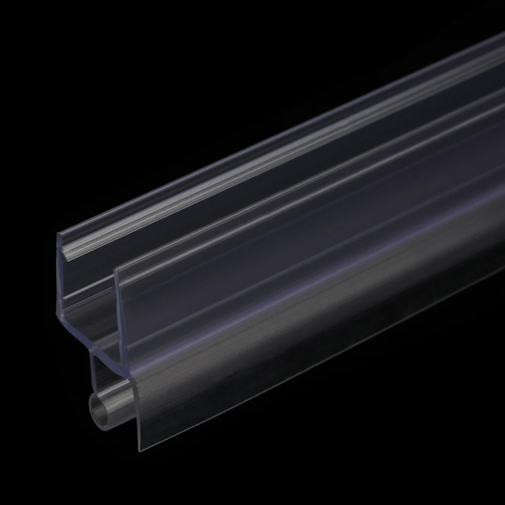 4-12mm Sealing Strips Water Baffle Gap Window Seal Rubber Glass Door Weatherstrip Bath Screen Bathroom Hardware Accessories