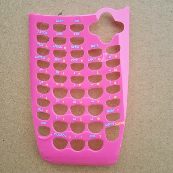 2PCS Plastic Front Faceplate/Cover/Shell/Case for TI-84 Plus C/ TI-84 Plus Silver Edition,Replacement  Part