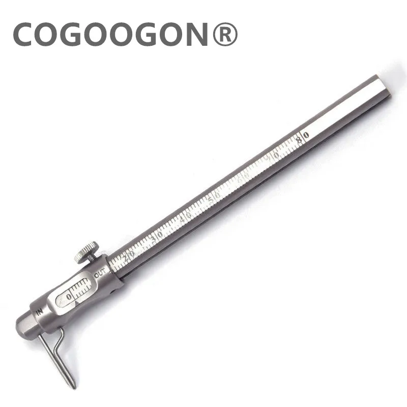 Vernier caliper with positioning pen type planting caliper vertical planting caliper high depth measuring ruler