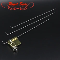 Royal Sissi 1 Set Fly Tube Adapter Tool Tube Fly Attachment with 3 Needles Salmon Tube Flies Fly Tying Tools Fly Fishing Widgets