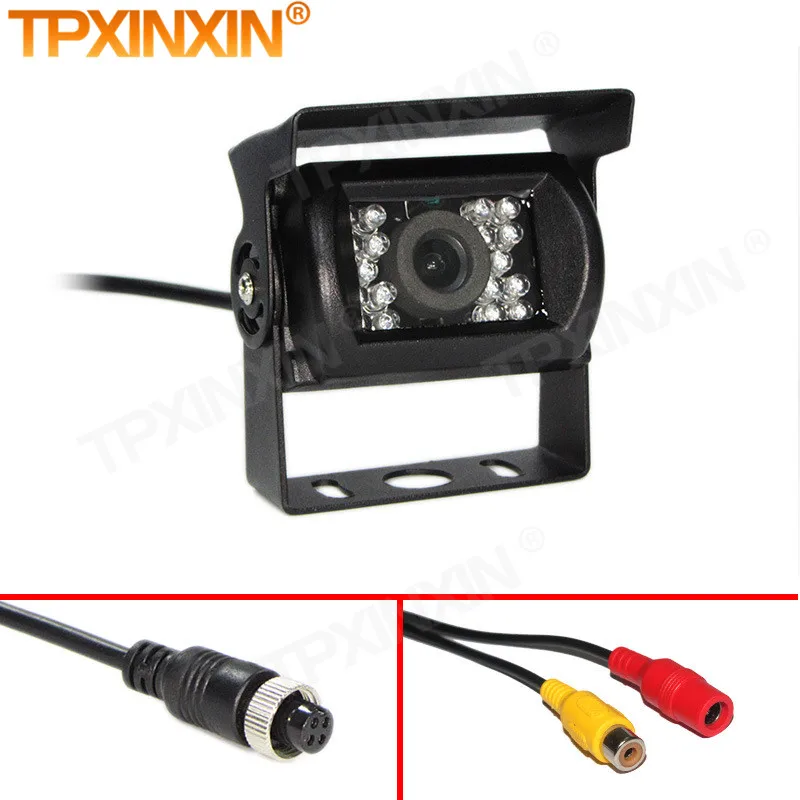 

Waterproof 18 LED IR Night Vision Car Rear View Reversing Parking Backup Camera For 12V 24V Bus Truck Motorhome Van New