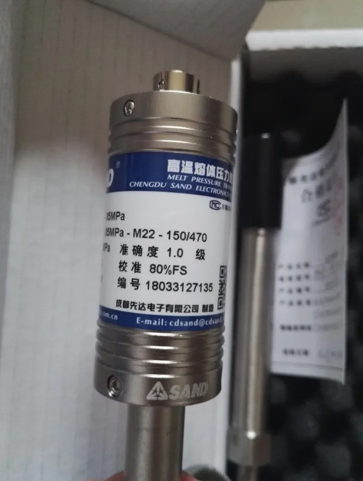 High Temperature Melt Pressure Sensor PT127-35MPa-M22-150/470 1/2