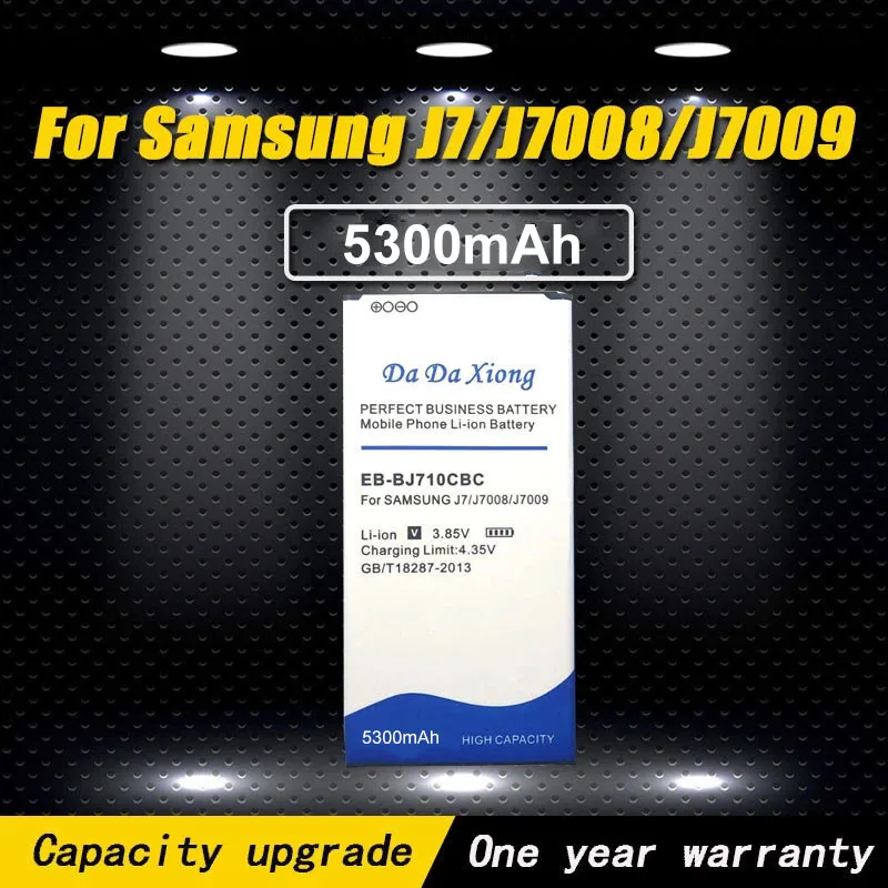 

Высокое качество 5300 мАч EB-BJ710CBC аккумулятор для Samsung 2016 Edition J7 SM-J7109 J7108 J7008 J7009 J700F телефон Bateria