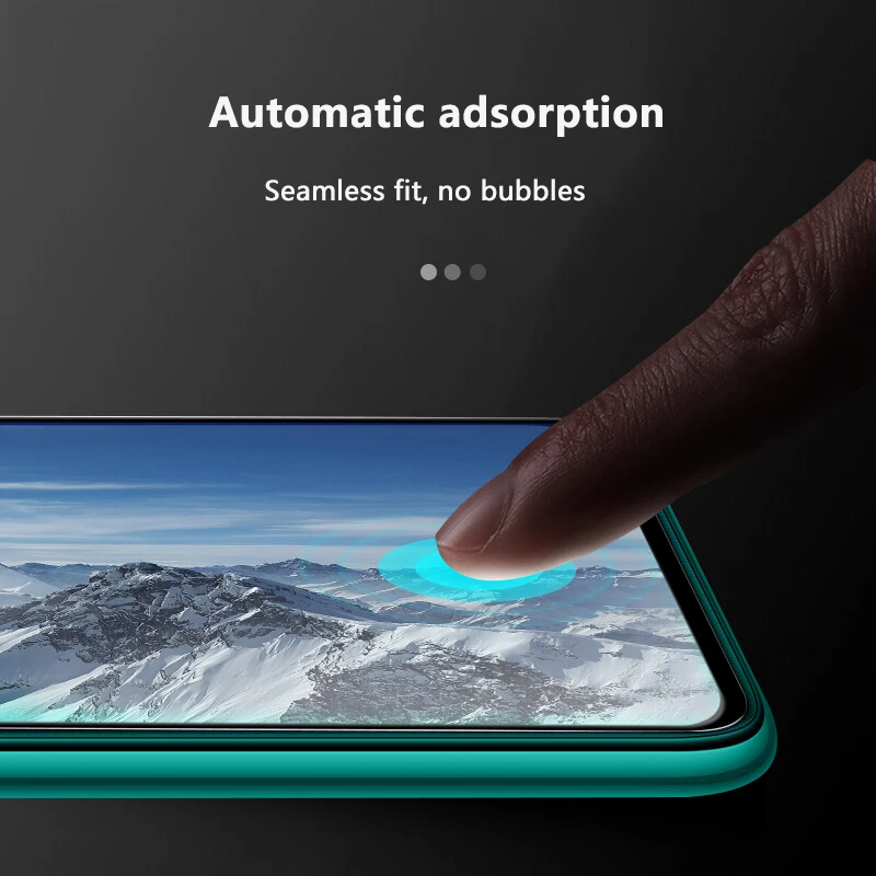 강화 유리 전체 커버 화면 보호기 필름, 샤오미 레드미 노트 8 프로용, 레드미 노트 8 프로용, 보호 유리, 블랙