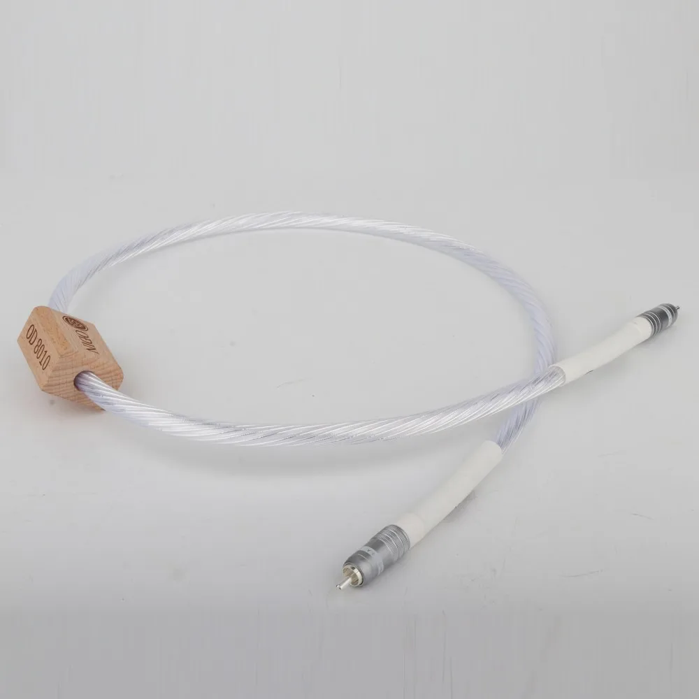 High Quality Per Piece Odin Pure Silver Coaxial Digital Cable Fever Audio Audio Cable AES/EBU Signal Cable