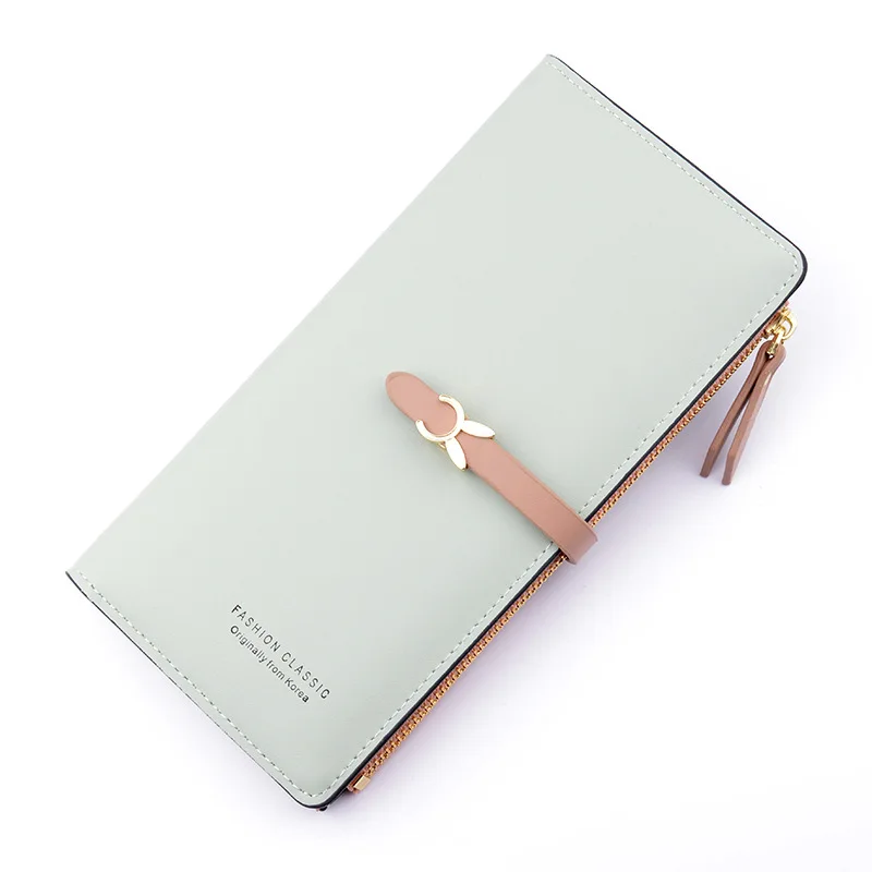 New Women Pu Leather Wallets Female Long Hasp Purses Large Capacity Money Bag Phone Pocket Multifunction Clutch Coin Card Holder