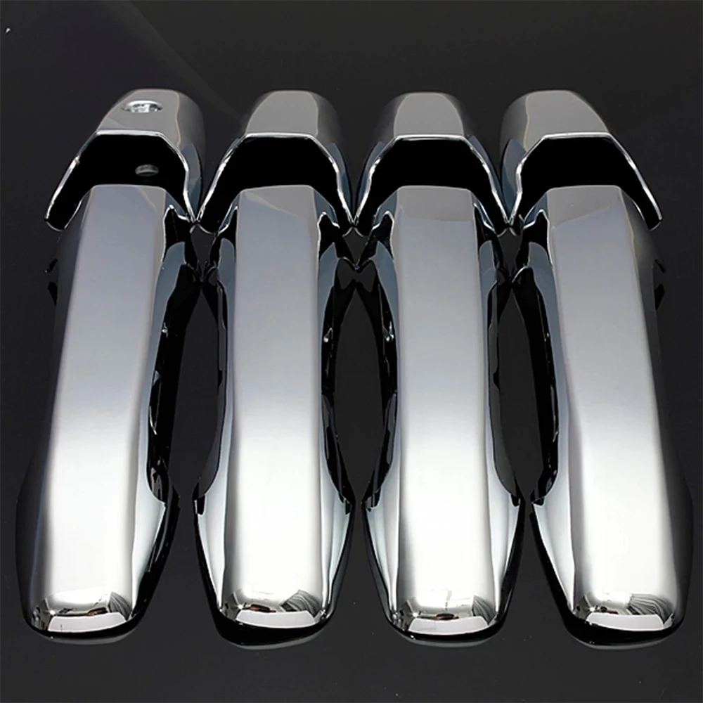 Chrome/Carbon For Honda Civic 8th 2006 2007 2008 2009-2011 Accessories Car side door Protector Handle key decor sticker cover