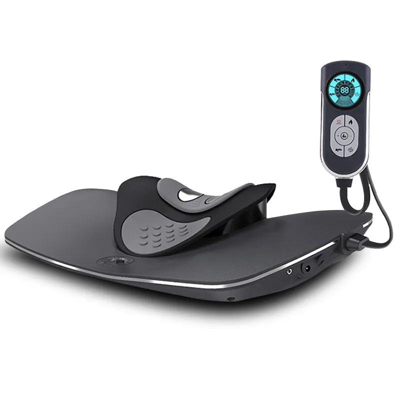 Electric Neck Massager Waist Air Soft Brace Headache Pain Cervical Traction Hot Compress Device Pulse Massger
