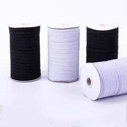 3/6/8/10/12 millimetri 5yards/Lot di Alta-Elastico Cucito Elastico Del Nastro elastico Fascia Dello Spandex Trim Cucito Tessuto FAI DA TE Accessori di Abbigliamento