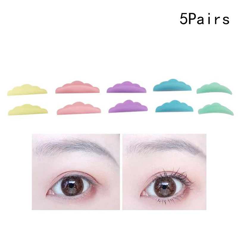 5/6/8pair Eyelash Perming Pad Silicone Eyelashe Perming Curler Reusable Lash Lift Shield Pad For Perfect Lasting Eyelash Lifting