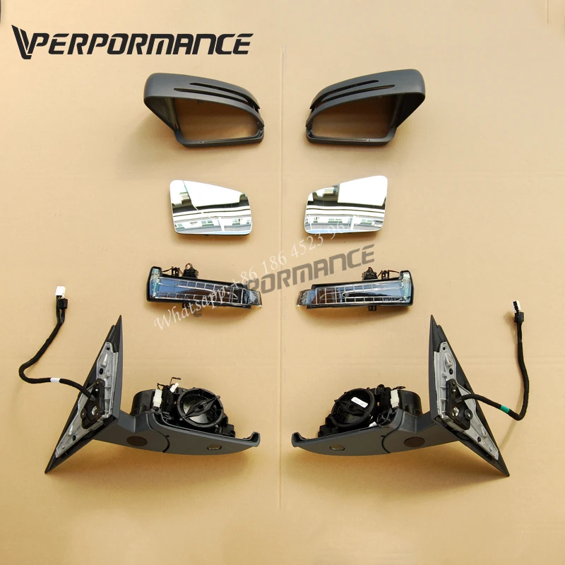 W221 side mirror auto folding system turn signal for W221 S300 S350 S400 S500 S65 old to new upgrade side mirror